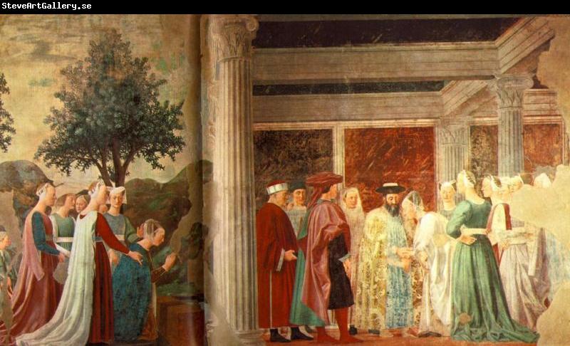 Piero della Francesca Adoration of the Holy Wood and the Meeting of Solomon and Queen of Sheba